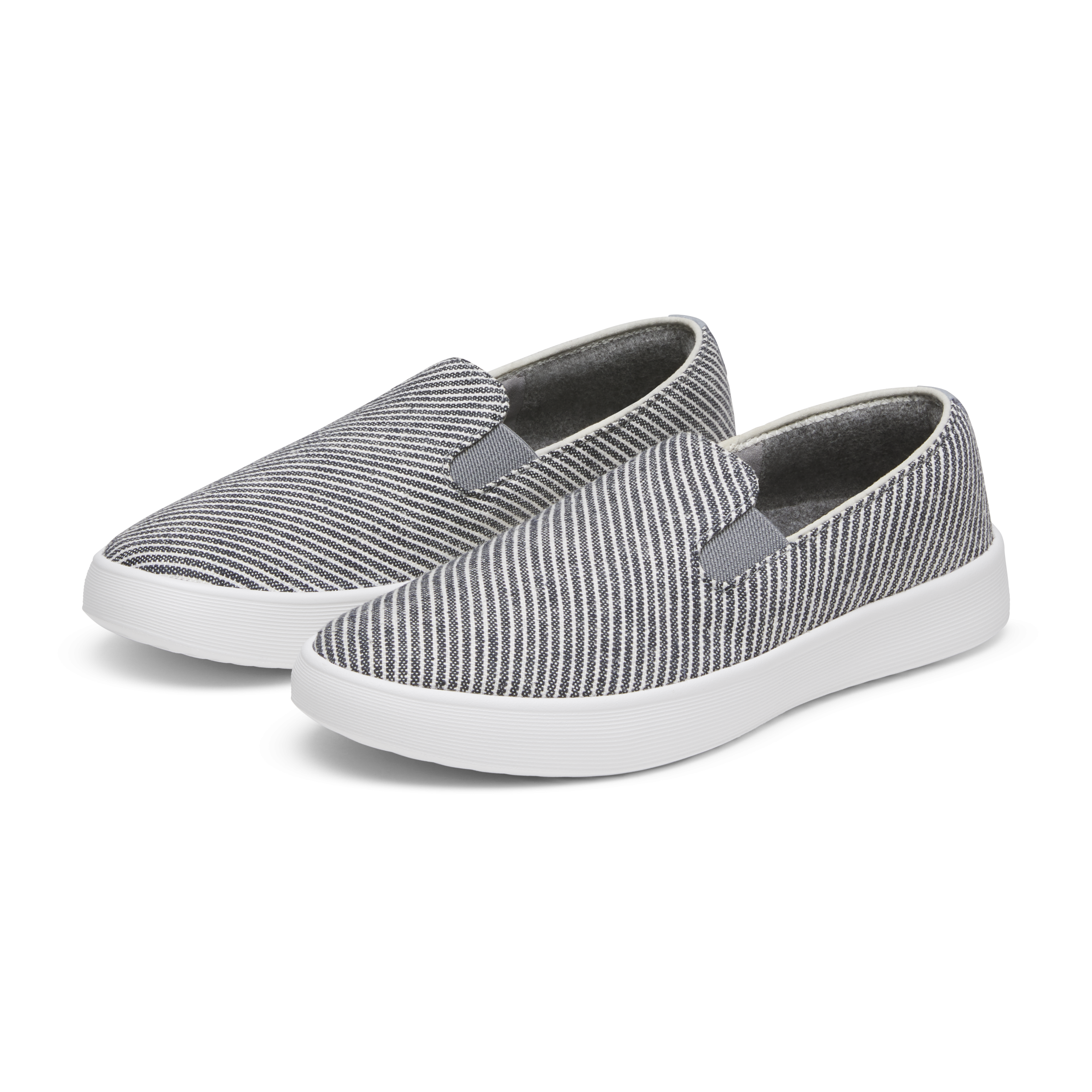 Women's Canvas Cruiser Slip On - Deep Navy Stripes (Blizzard Sole) - Image 5