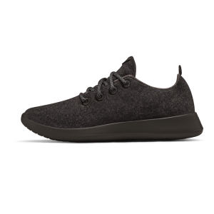 Women's Wool Runner - Natural Black (Black Sole)